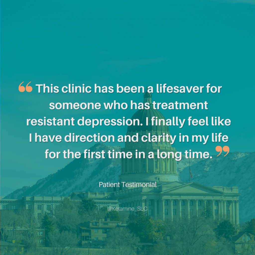 Patient testimonial that states the clinic has been a lifesaver and provided much direction and clarity