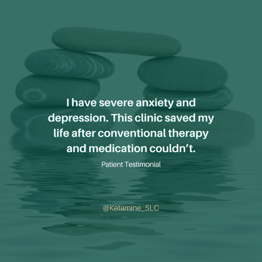 Ketamine SLC Patient testimonial claims that the clinic saved her life after conventional therapy and medication couldn't